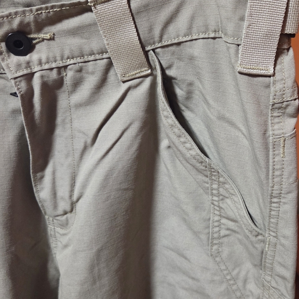 Kitanica Tactical Ripstop Utility Pants Tan Khaki Made In USA Size 32x32 - Picture 3 of 9